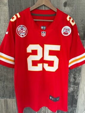 Nike Clyde Edwards-Helaire Kansas City Chiefs 60 Seasons Limited Edition Jersey